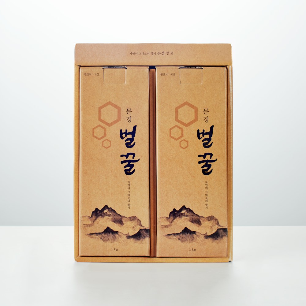 [문경벌꿀] 아카시아 꿀 1kg x 2입