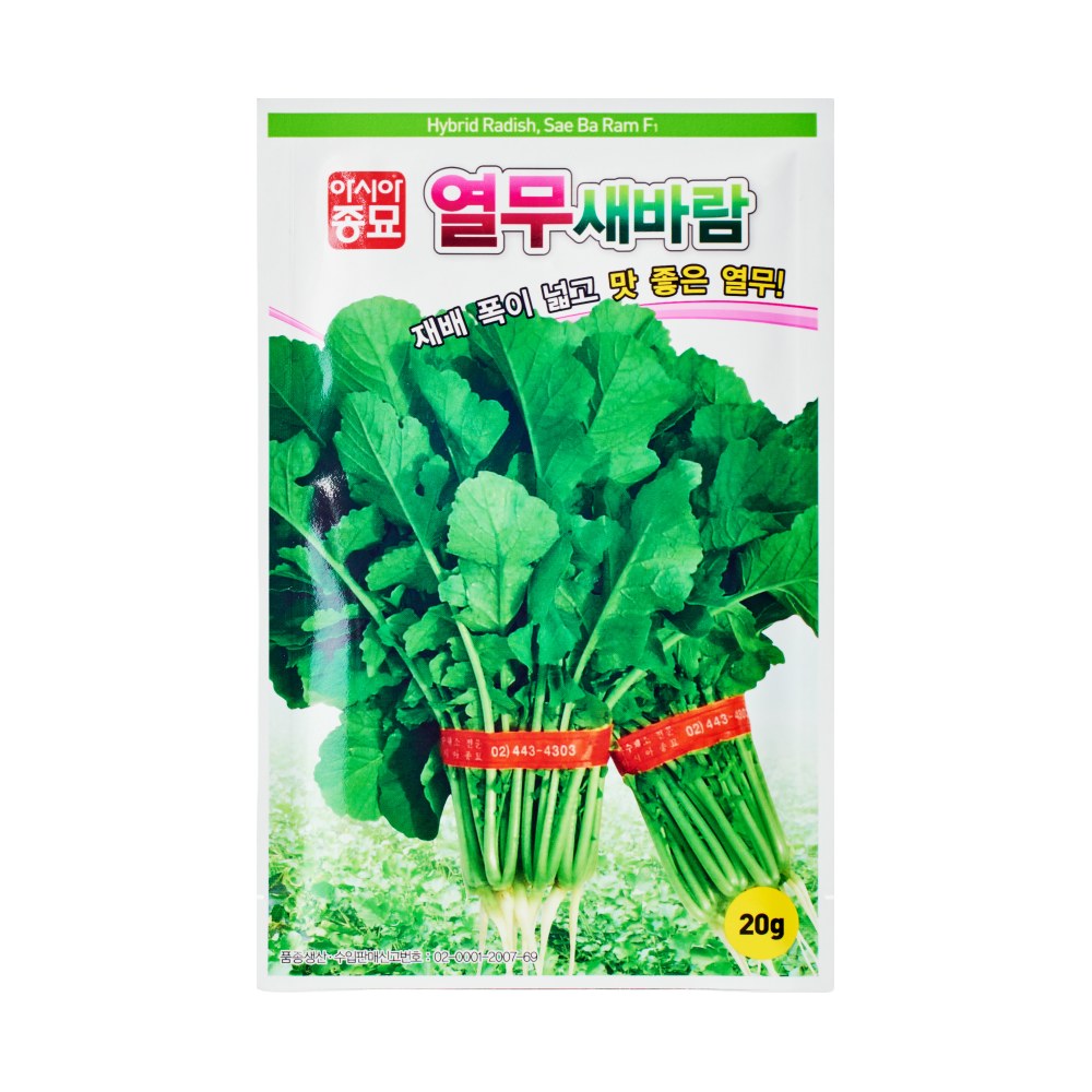 [아시아종묘] 열무새바람 20g